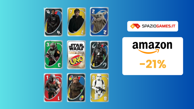 UNO The Mandalorian a soli 10€: VENDUTISSIMO su Amazon!