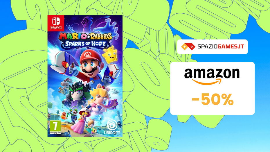 Immagine di Mario + Rabbids: Sparks Of Hope a META' PREZZO! (-50%)