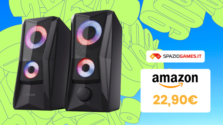 WOW! Altoparlanti da gaming oggi a SOLI 22,99€!