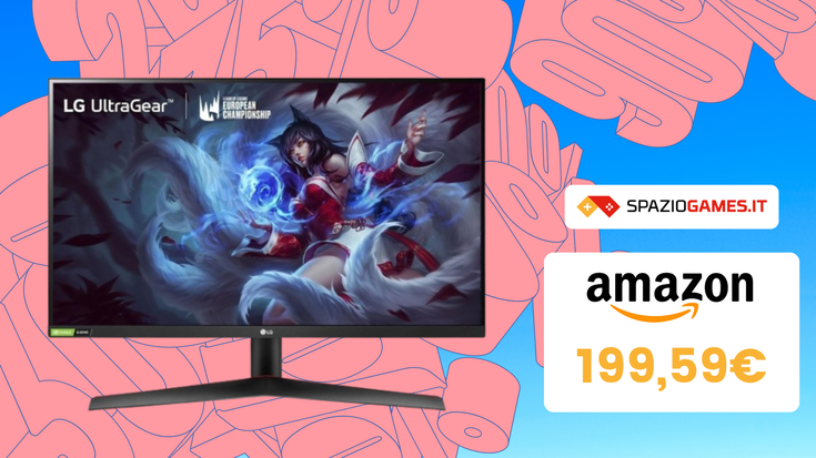 Monitor gaming LG oggi a un prezzo SHOCK! (-17%)