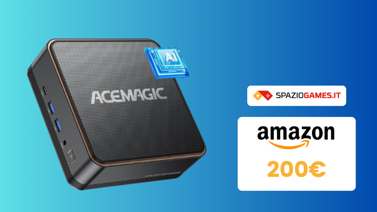 Questo mini PC perfetto per il gaming oggi è SCONTATO di 200€!