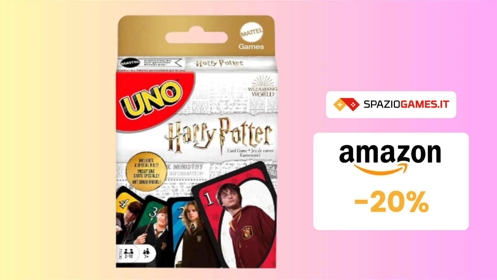 UNO Harry Potter a SOLI 10€: divertimento magico per tutti!