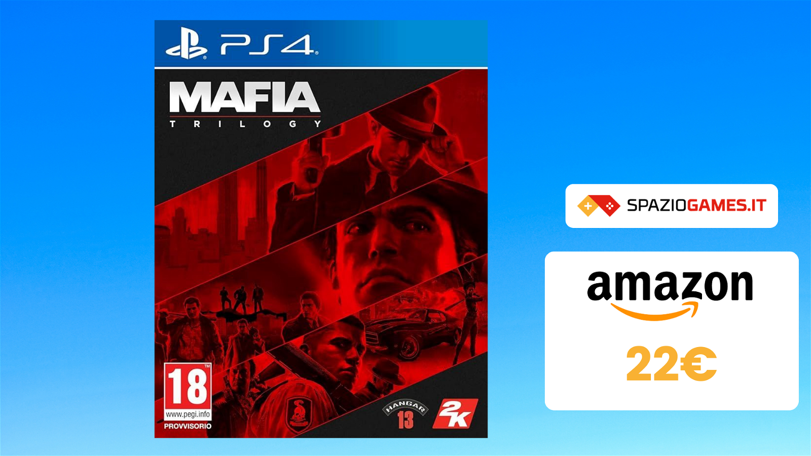 Mafia Trilogy per PS4 a 22€ per entrare nel crimine organizzato!