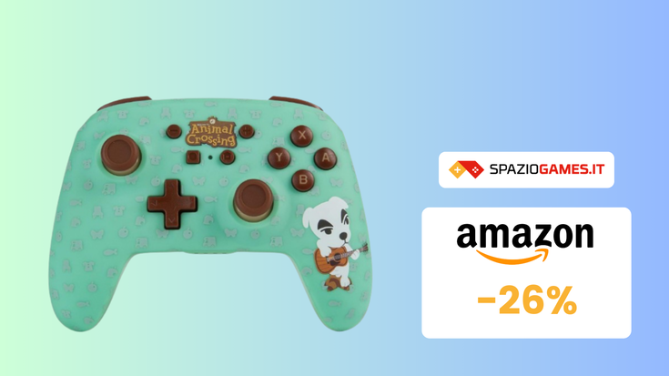 Controller per Switch di Animal Crossing SCONTATO del 26%!