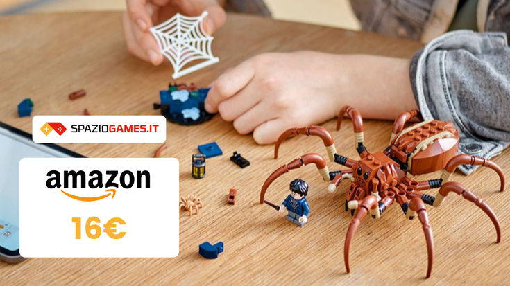 Aragog LEGO a soli 16€ con minifigure di Harry e Ron!