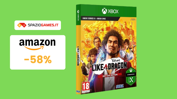 Yakuza Like a Dragon per Xbox a soli 25€: METÀ PREZZO!