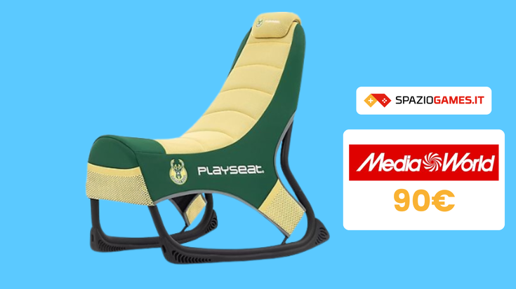 Sedia gaming Playseat NBA Bucks a SOLI 90€ su MediaWorld!