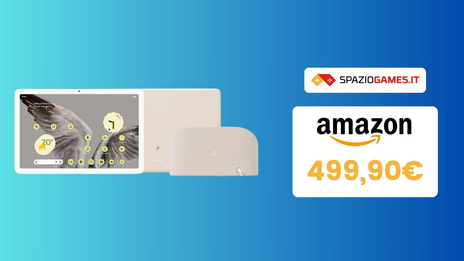 Approfitta subito dell'OFFERTA SPECIALE sul Google Pixel Tablet su Amazon! 17% di SCONTO!