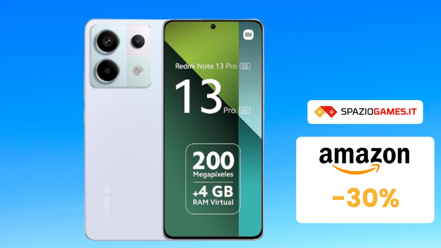 Immagine di Esclusiva Amazon: Xiaomi Redmi Note 13 Pro 5G a 279€!