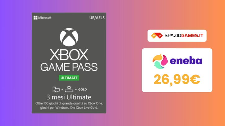 Immagine di Xbox Game Pass in aumento? Fate scorta su Eneba a PREZZO SCONTATO!