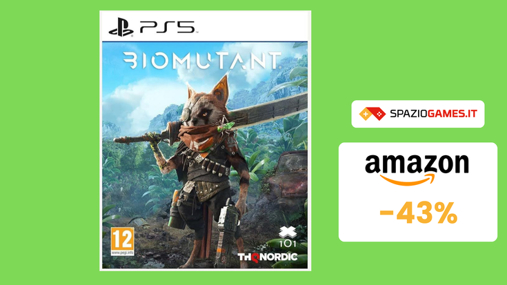 Biomutant per PS5 a 23€ con combattimenti e POTERI MUTANTI!