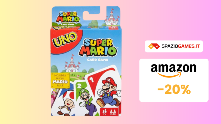 UNO Super Mario a soli 10€: ideale per tutti gli appassionati!