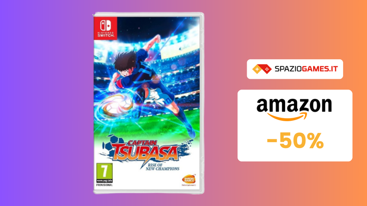 Captain Tsubasa Rise of New Champions per Switch a 30€: -50%!