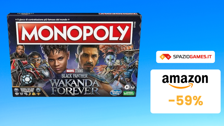 Monopoly Wakanda Forever a soli 15€ per i fan di Black Panther!