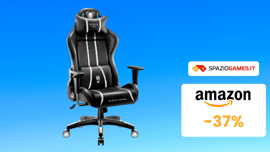 Immagine di Sedia gaming Diablo a 190€ per un comfort incredibile!