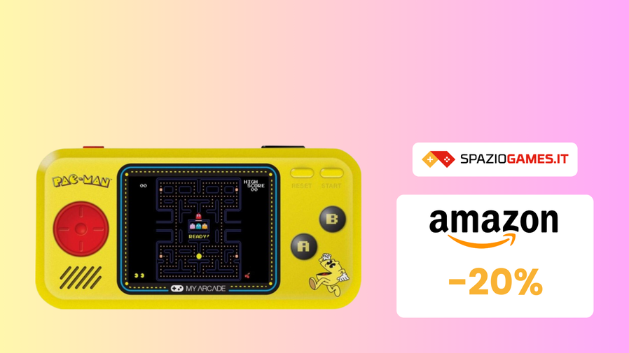 Immagine di CHE OFFERTA! Mini console di Pac-Man a SOLI 43€!