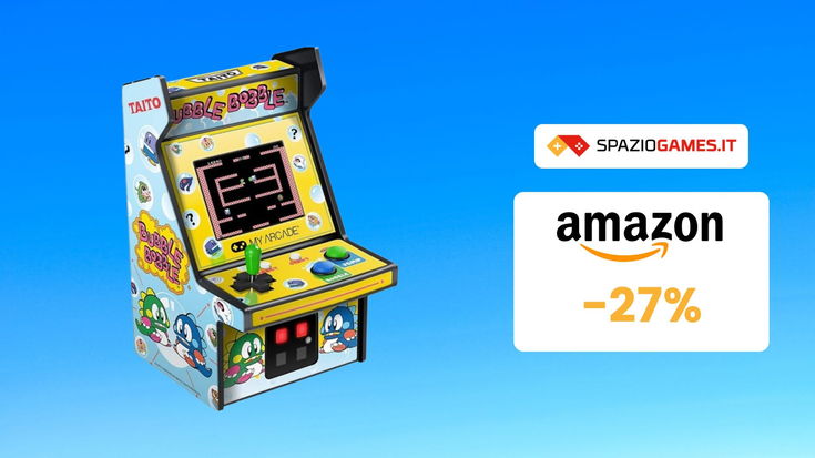 Portate il retrogaming ovunque con il mini cabinato My Arcade Gaming, in SCONTO del 27% su Amazon!