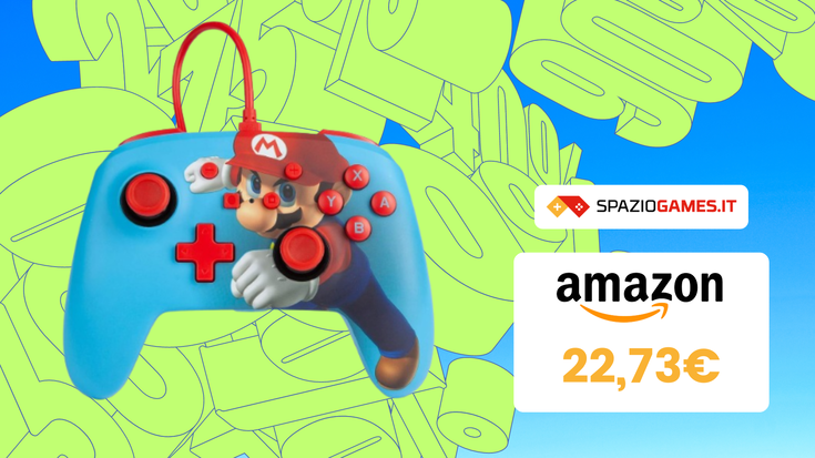 CHE PREZZO! Controller Switch di Super Mario a soli 22,73€!