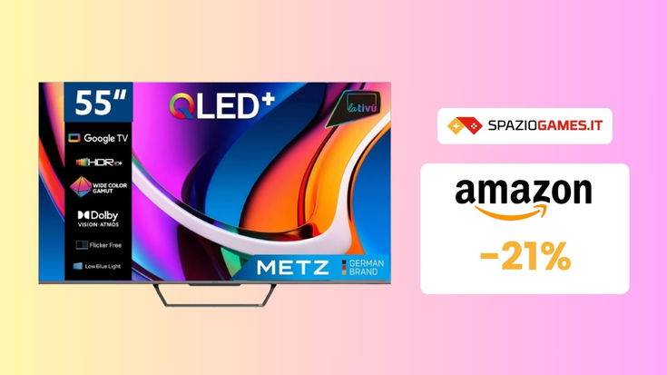 Goditi immagini mozzafiato con questa smart TV METZ da 55", ora in SUPER OFFERTA! -21%