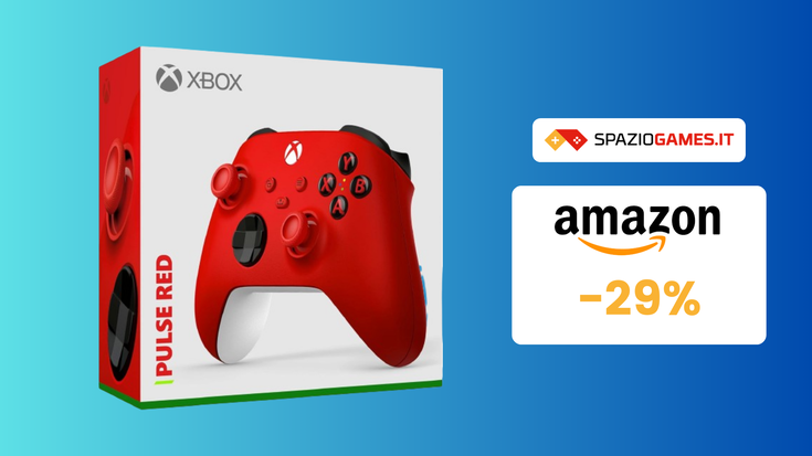 Controller wireless Xbox rosso in OFFERTA: prestazioni TOP a prezzo ridotto! -29%