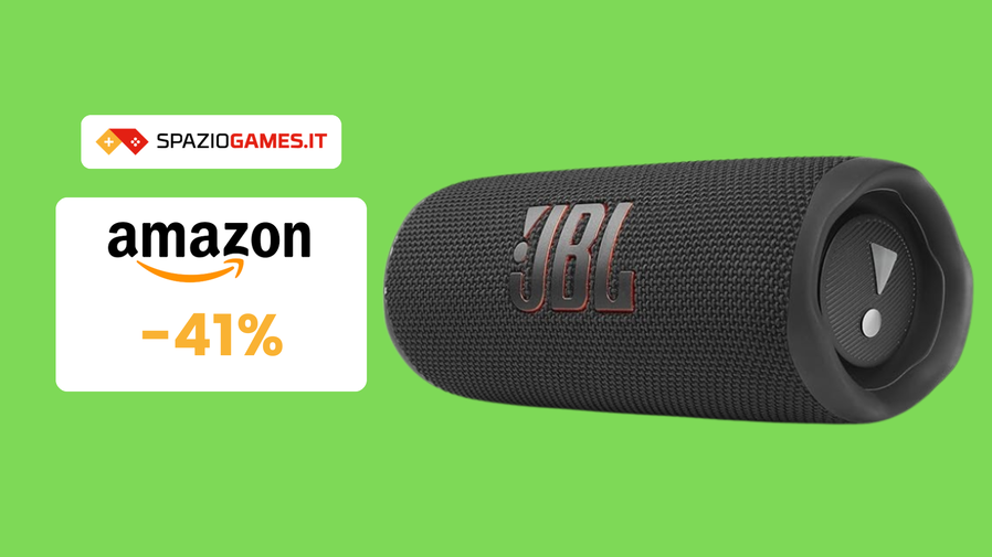 Immagine di Speaker JBL Flip 6 a soli 88€: è portatile e resistente!