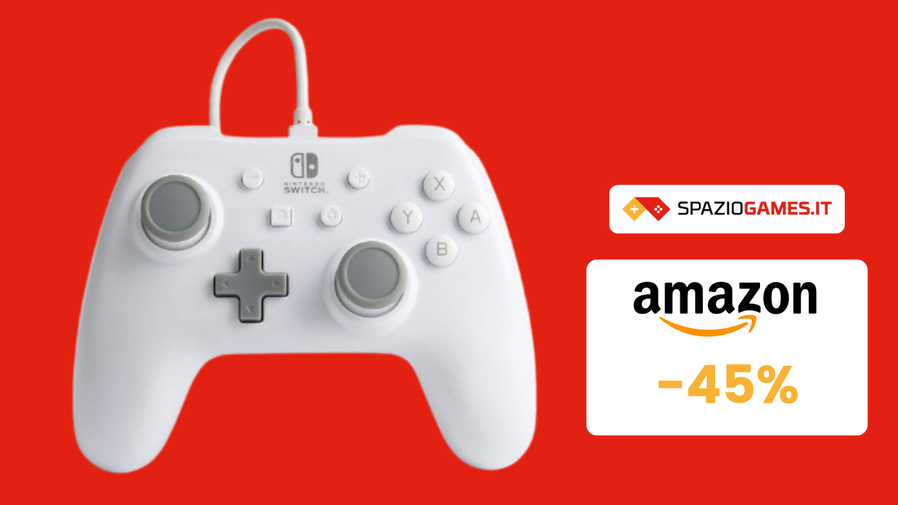 Immagine di Controller cablato PowerA per la Switch a SOLI 14€!