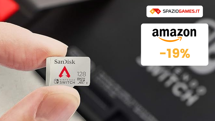 SanDisk microSDXC 128GB per Switch a SOLI 18€!