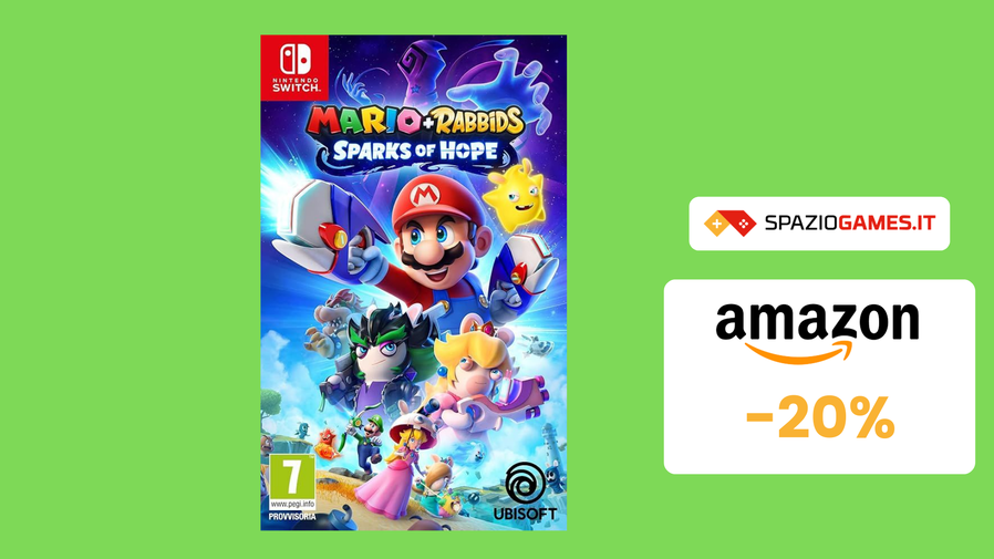 Immagine di Mario + Rabbids Sparks of Hope per Switch a soli 20€!