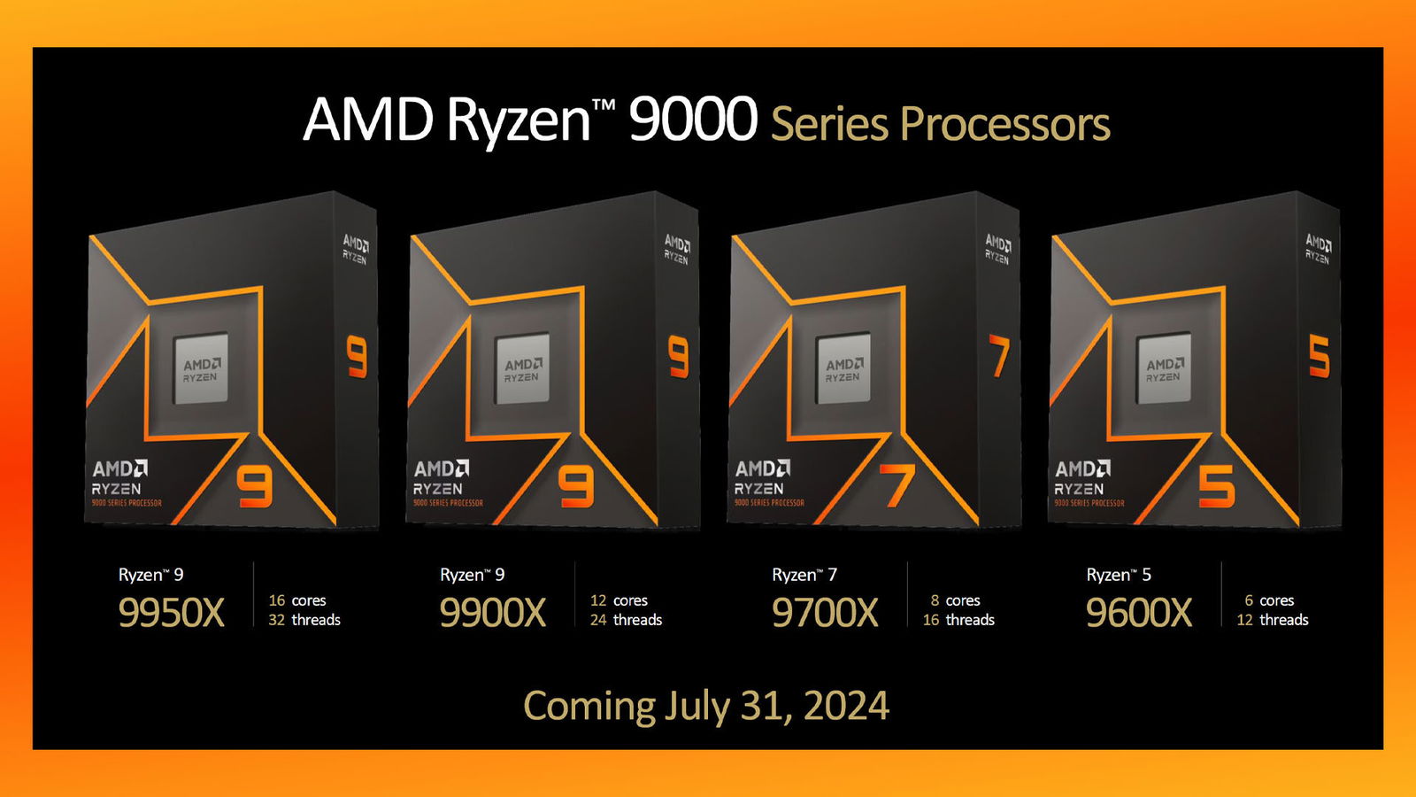 AMD conferma che la serie Ryzen 9000 debutterà prestissimo