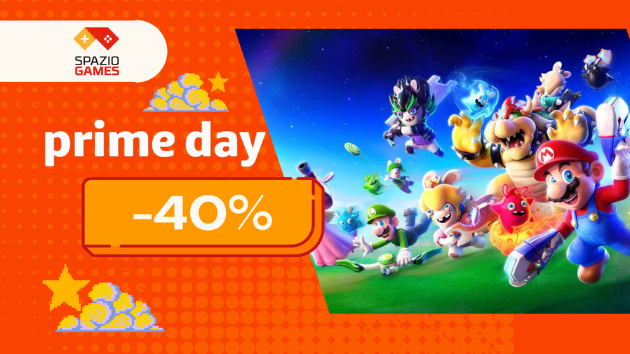 Immagine di Mario + Rabbids Sparks of Hope a SOLI 15€ grazie al Prime Day!