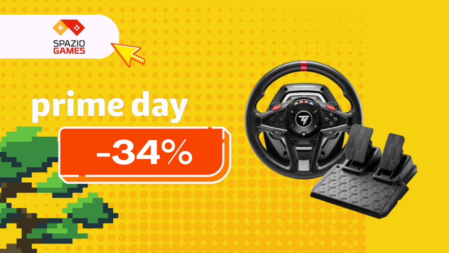 Immagine di Volante gaming Thrustmaster T128: SCONTO PRIME del 34%!