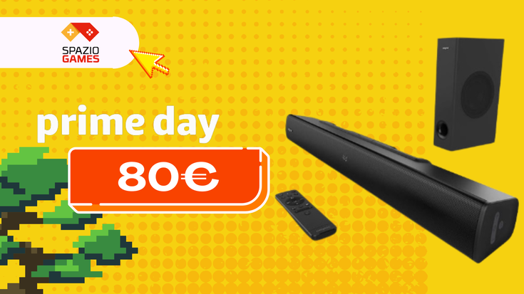 Prime Day: soundbar Creative Stage V2 a soli 80€!