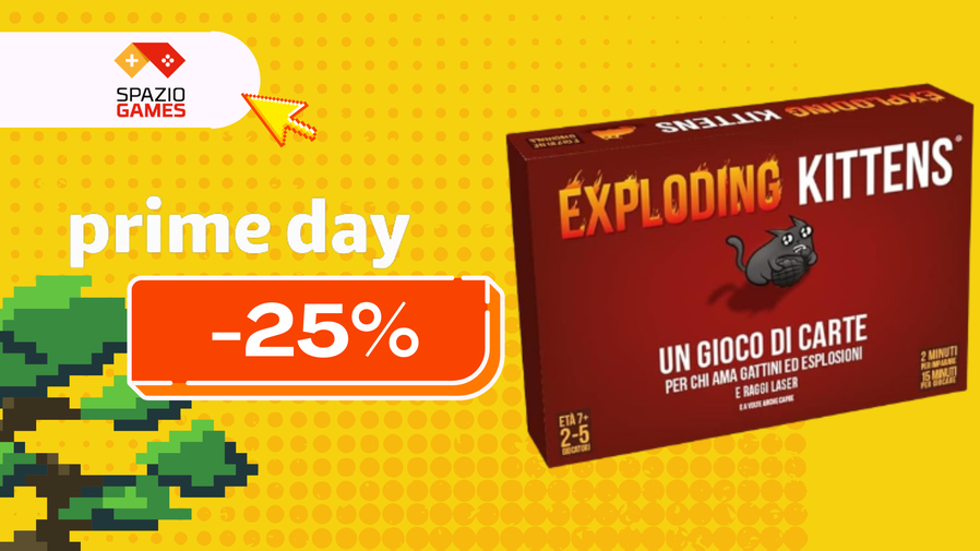 Immagine di Exploding Kittens a soli 15€: offerta BOOM per il Prime Day!