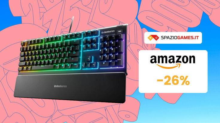 PREZZO SHOCK per la SteelSeries Apex 3: acquistala ora a SOLI 51€! -26%