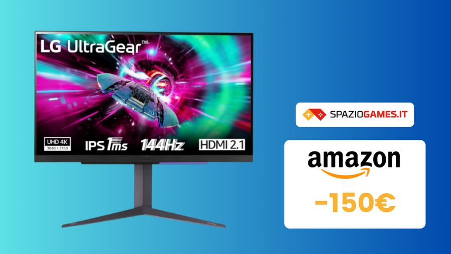 Immagine di Monitor gaming LG 27GR93U UltraGear a un prezzo TOP! (-150€)