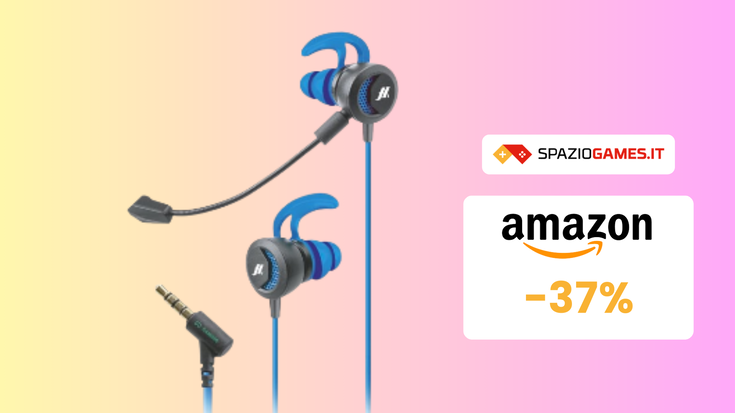 Auricolari da gaming Music Hero a 16€ con compatibilità universale!