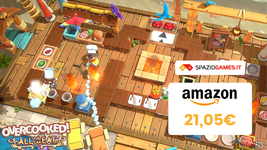 Immagine di TOP! Overcooked! All You Can Eat PS5 oggi a soli 21€!