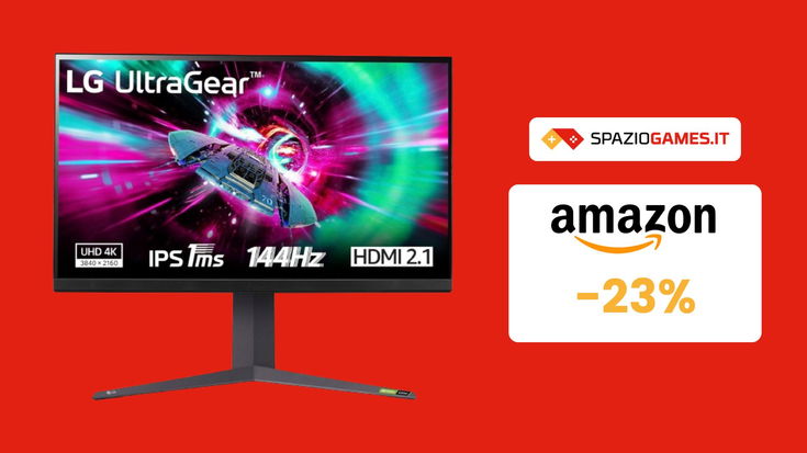 SCONTO del 23% su questo monitor gaming LG 32" 4K: approfitta subito di questa OFFERTA IMPERDIBILE!