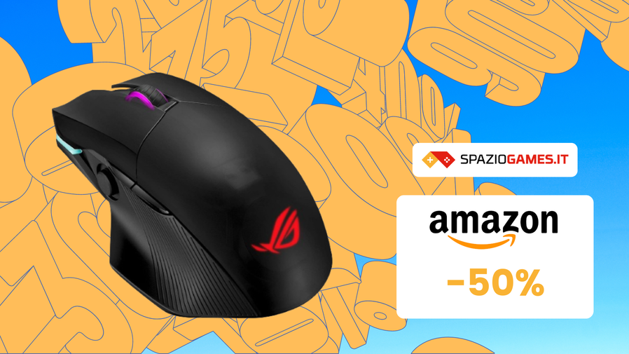 Immagine di WOW! Mouse gaming Asus ROG Chakram a METÀ PREZZO!