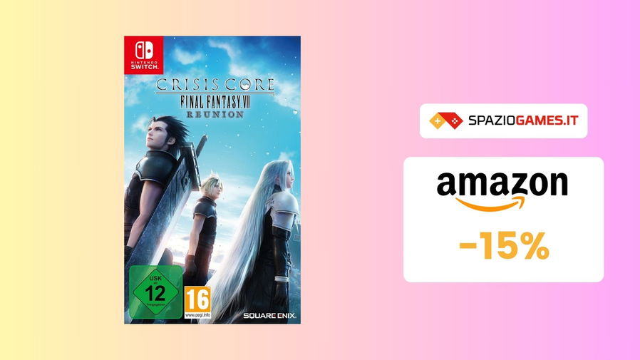 Immagine di Risparmia subito su Crisis Core Final Fantasy VII Reunion! PREZZO SPECIALE solo su Amazon! -15%