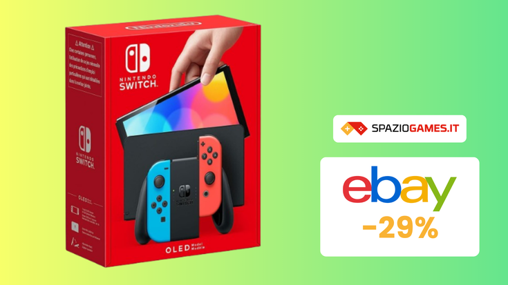 MA CHE OFFERTA! Nintendo Switch OLED a soli 284,90€!