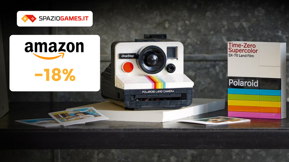 Immagine di Polaroid OneStep SX-70 LEGO: bellissima a 65€!