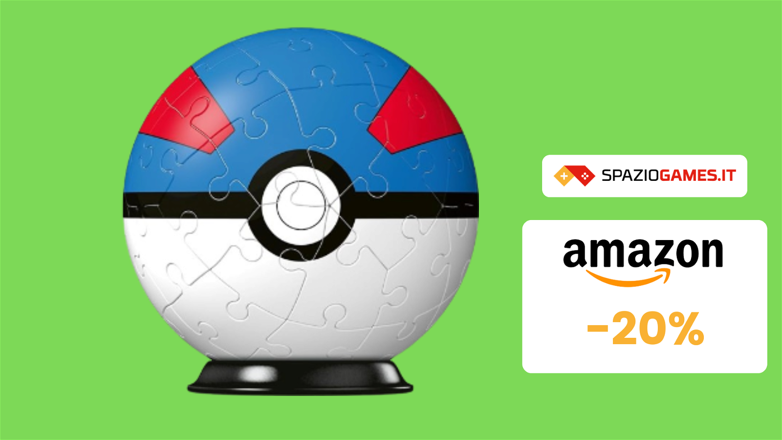 Puzzle 3D della Poké Ball a solo 8€: per i fan dei Pokémon!