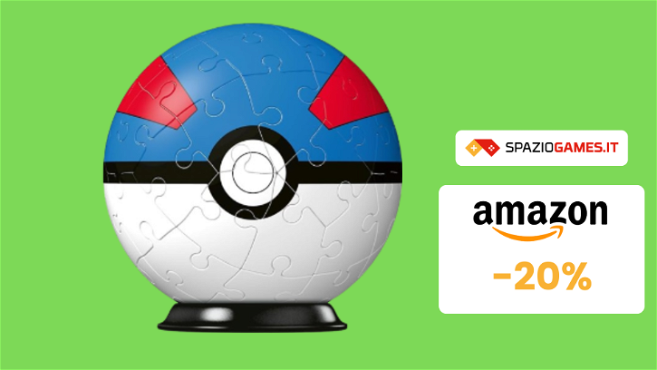 Immagine di Puzzle 3D della Poké Ball a solo 8€: per i fan dei Pokémon!