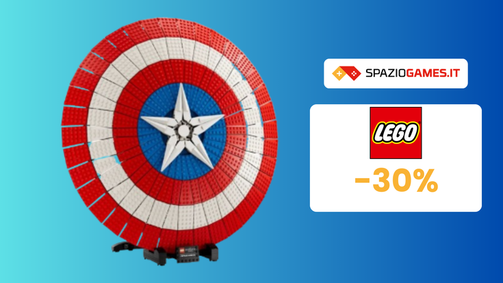 Scudo di Captain America LEGO: imperdibile a 147€!