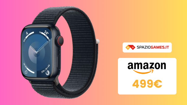 OFFERTA TOP! Apple Watch 9 a SOLI 499€!