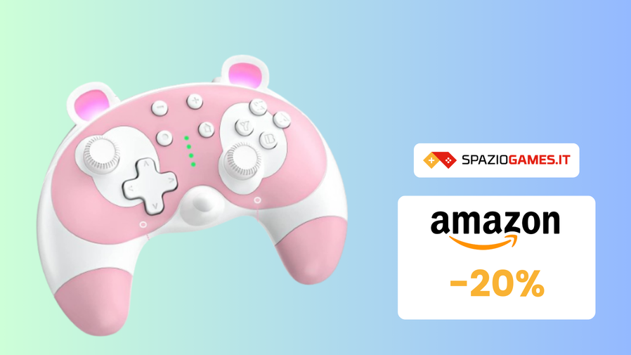 Immagine di Controller Switch ispirato ad Animal Crossing a SOLI 29€!