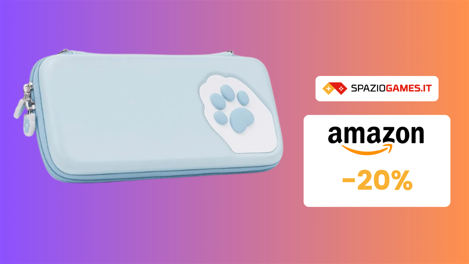 Custodia felina di Geekshare per Nintendo Switch a soli 20€!
