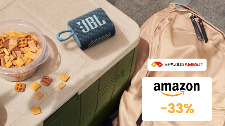 Immagine di Speaker JBL GO 3 a soli 30€: lo potete portare ovunque!
