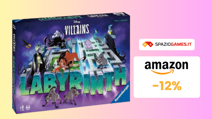 I cattivi vi aspettano: Labyrinth Disney Villains a 31€!